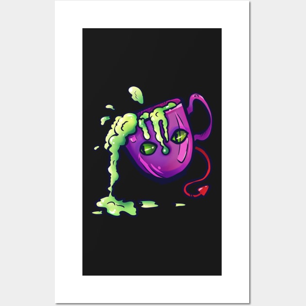 Da Spooky Cup Wall Art by Juame